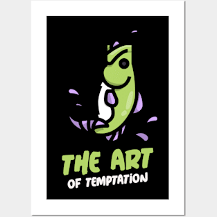 The Art of Temptation Fishing Fisherman Posters and Art